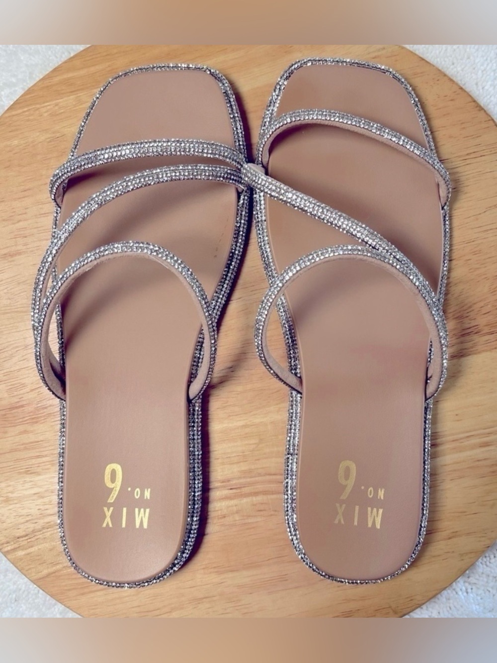Mix No. 6 Moirea Women’s Rhinestone Sandals